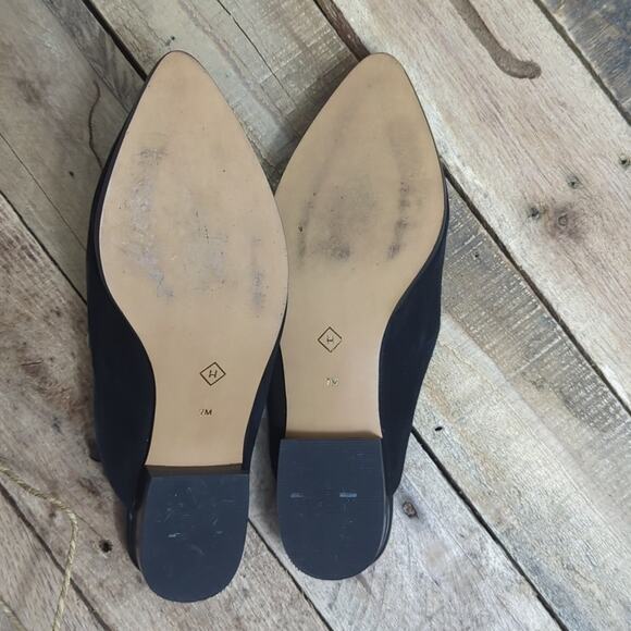 Boho Halogen Genuine Leather Leopard Printed Calf Hair Slip on Shoes - Picture 3 of 8